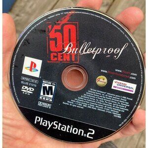 50 Cent: Bulletproof (Sony PlayStation 2 PS2) DISC ONLY - TESTED - Authentic